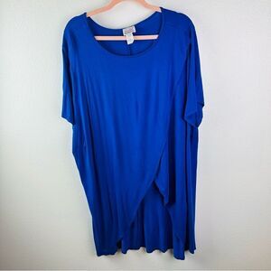 SWAK Royal Blue Fly Away Front Hi‎ Low Top Size 1X
